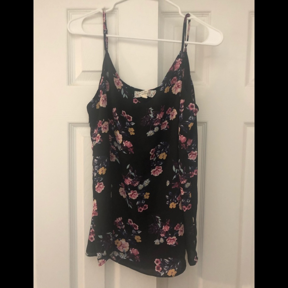 Pink republic floral top